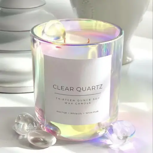 Lux Iridescent Rainbow Large Tumbler Jar