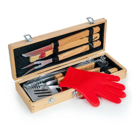 [806481] BBQ Grill 11 Piece Set - STOCK
