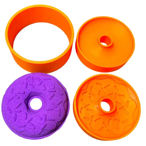 Donut with Sprinkles 3D Bath Bomb Mold