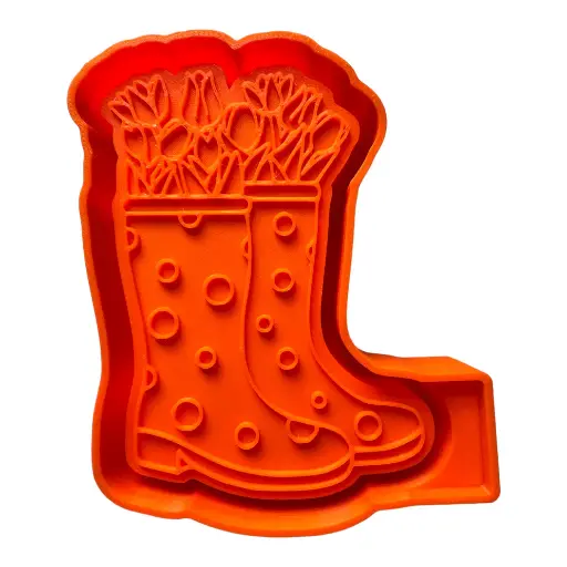 Rain Boots & Flowers Car Freshie Silicone Mold